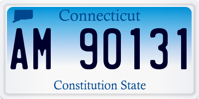 CT license plate AM90131