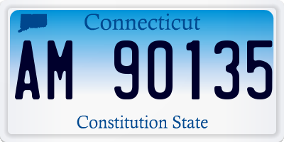 CT license plate AM90135