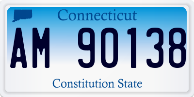 CT license plate AM90138