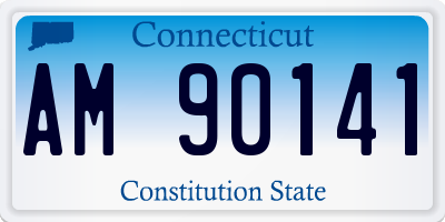 CT license plate AM90141