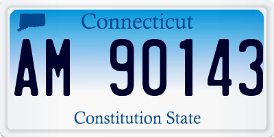 CT license plate AM90143