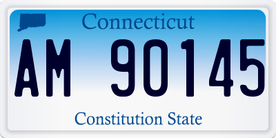 CT license plate AM90145