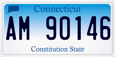CT license plate AM90146