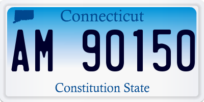 CT license plate AM90150