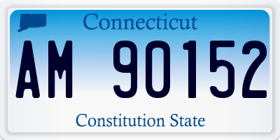 CT license plate AM90152