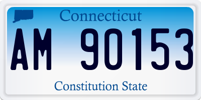 CT license plate AM90153