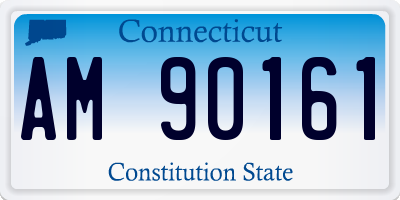 CT license plate AM90161