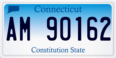 CT license plate AM90162