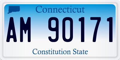 CT license plate AM90171