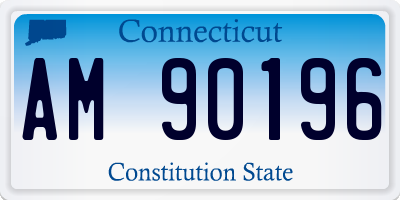 CT license plate AM90196