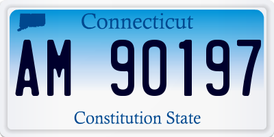 CT license plate AM90197