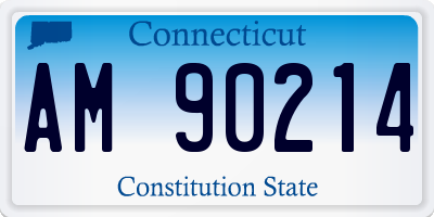 CT license plate AM90214