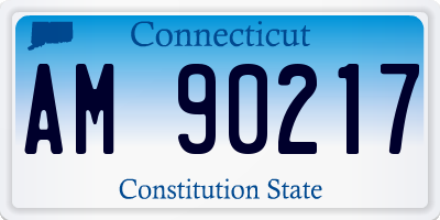 CT license plate AM90217