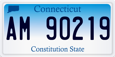 CT license plate AM90219