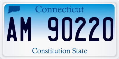 CT license plate AM90220