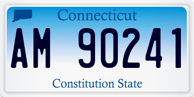 CT license plate AM90241