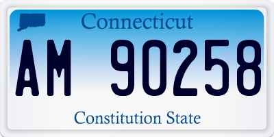 CT license plate AM90258