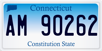 CT license plate AM90262