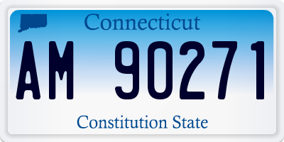 CT license plate AM90271
