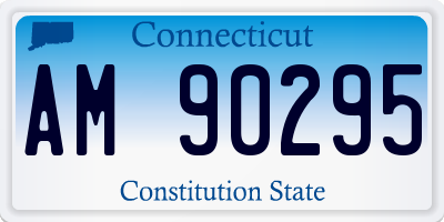 CT license plate AM90295