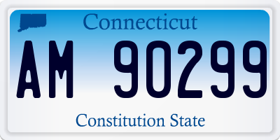 CT license plate AM90299