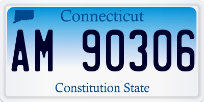 CT license plate AM90306