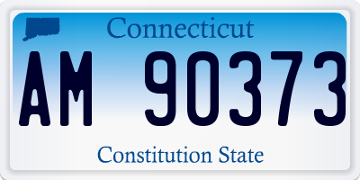 CT license plate AM90373
