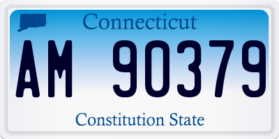 CT license plate AM90379