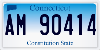 CT license plate AM90414