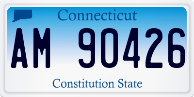 CT license plate AM90426