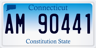 CT license plate AM90441