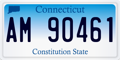 CT license plate AM90461
