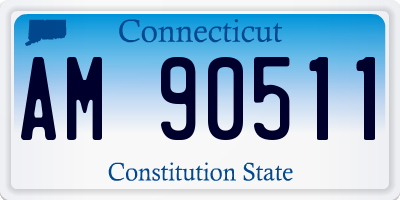 CT license plate AM90511