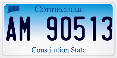 CT license plate AM90513