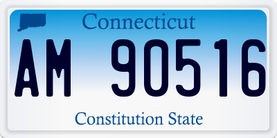 CT license plate AM90516