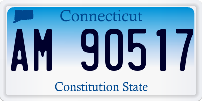 CT license plate AM90517