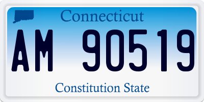 CT license plate AM90519