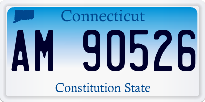 CT license plate AM90526