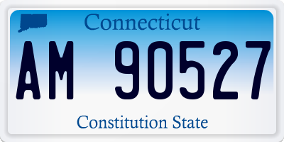 CT license plate AM90527