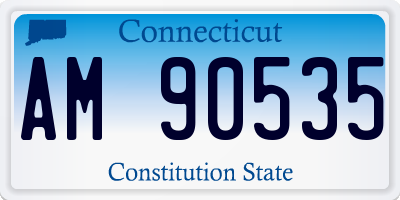 CT license plate AM90535