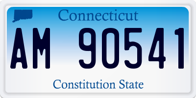 CT license plate AM90541