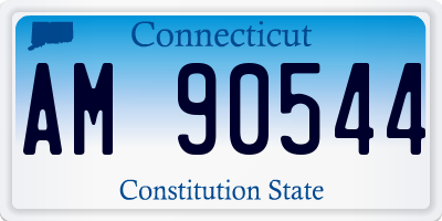 CT license plate AM90544