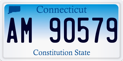 CT license plate AM90579