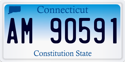 CT license plate AM90591