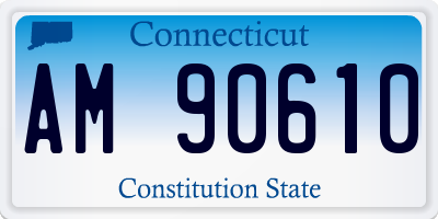 CT license plate AM90610