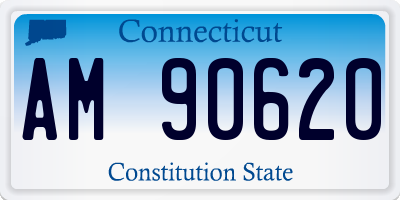 CT license plate AM90620