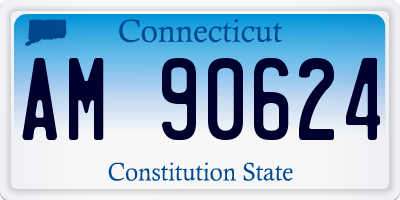 CT license plate AM90624