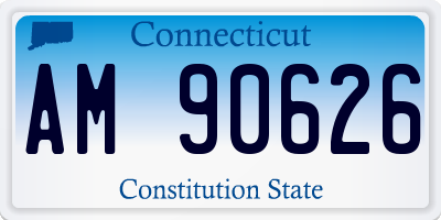 CT license plate AM90626