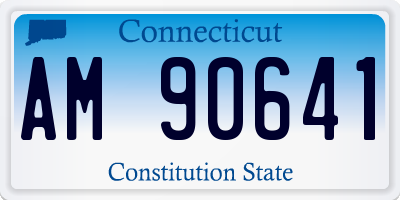 CT license plate AM90641