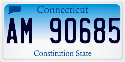 CT license plate AM90685